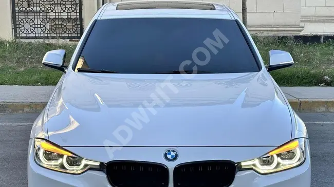 سيارة BMW 318i موديل 2015 - كاملة المحرك والتشغيل بدون مشاكل