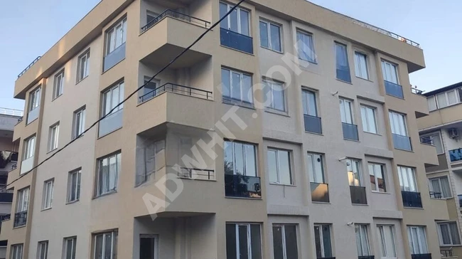 3+2 apartment with a large terrace and sea view for rent in a new building