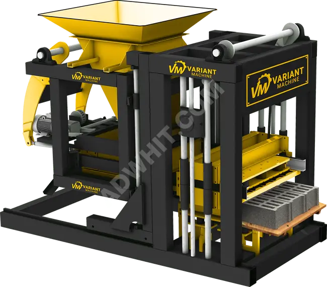 Block, Interlock, and Curbstone Machine (Set)