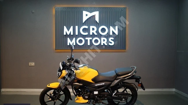 TVS Raider 125 Motorcycle - Installments for 6 and 12 months with no interest on credit card.