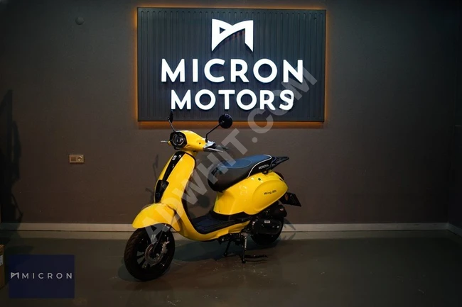 WING 50CC Motorcycle - Installment options available for 6 and 12 months using a credit card