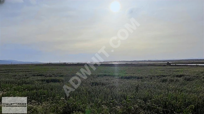 Land with an area of 14,800 square meters with a single title deed in EDİRNE HAVSA NECATİYE