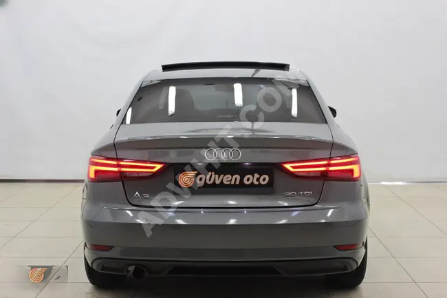 AUDI A3 SEDAN 30 TDI DYNAMIC model 2019 - with a panoramic glass roof.