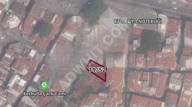 Stock-based and crowded land plot in KADIKOY for sale