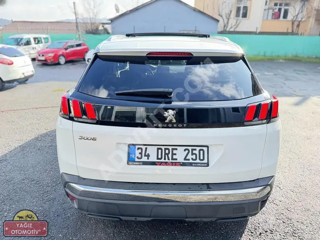 HATASIZ-BOYASIZ 2020 PEUGEOT 3008 CAM TAVANLI EAT6