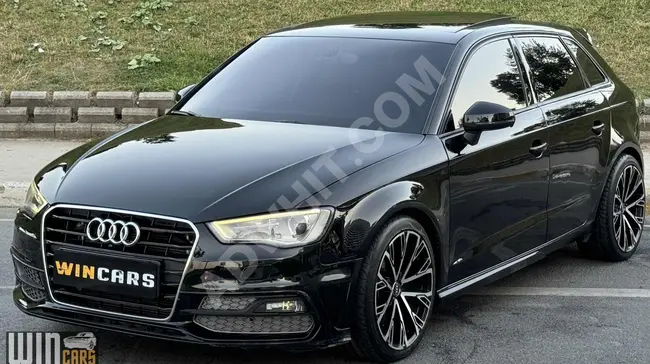 سيارة Audi A3 موديل 2013 - بقوة 140 حصان - سقف زجاجي