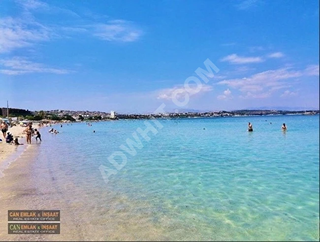 Summer apartment for monthly rent with two bedrooms - İzmir Çeşme, Boyalık district - accommodates four people.