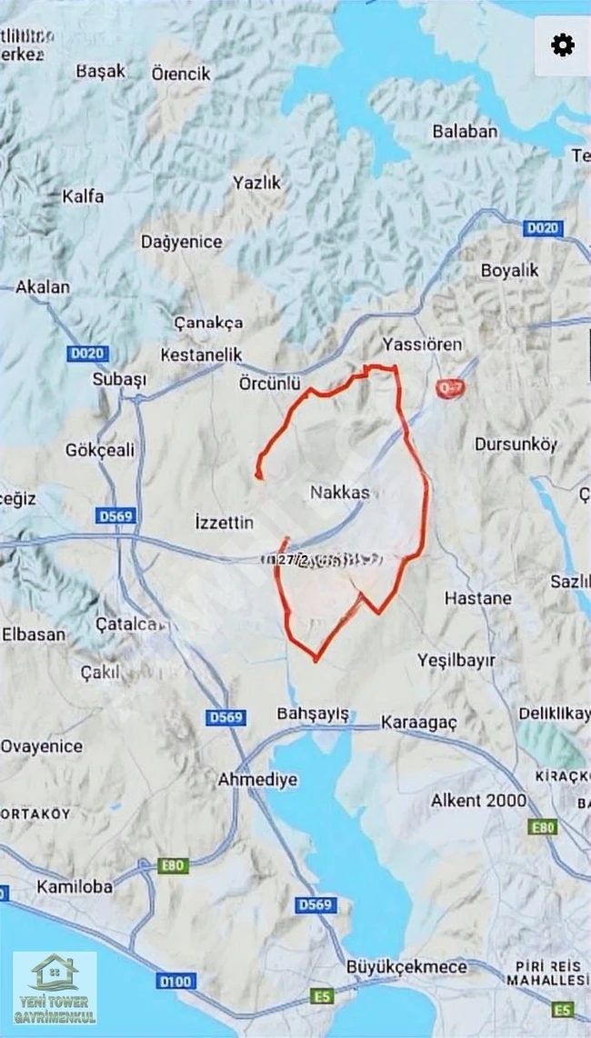 ÇATALCA'DA SATILIK 500 M2 ARSA
