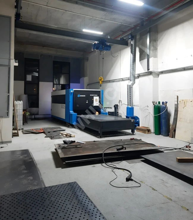 Senfeng 6kw 1.500x3.000 Çift Tabla Fiber Lazer Kesim Makinemizin 