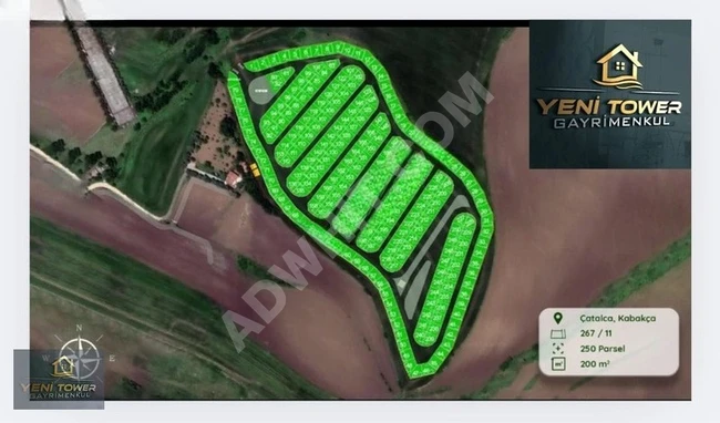 ÇATALCA KABAKÇA DA 200 M2 BAHÇE PROJESİ