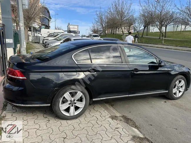 سيارة Volkswagen Passat بطاقة ائتمان حتى 12 قسط * لون أسود ومن الداخل بيج بدون تغيير كيلومترات منخفضة
