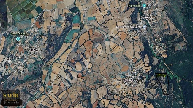 ÇANAKKALE BİGA'DA 32.350M2 TEK TAPU KÖYE YAKIN ARSA
