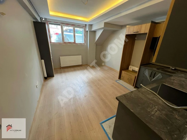 AKTAŞ'TAN YENİ YAPILI SIFIR BİNADA ASANSÖRLÜ 1+1 LÜX DAİRE
