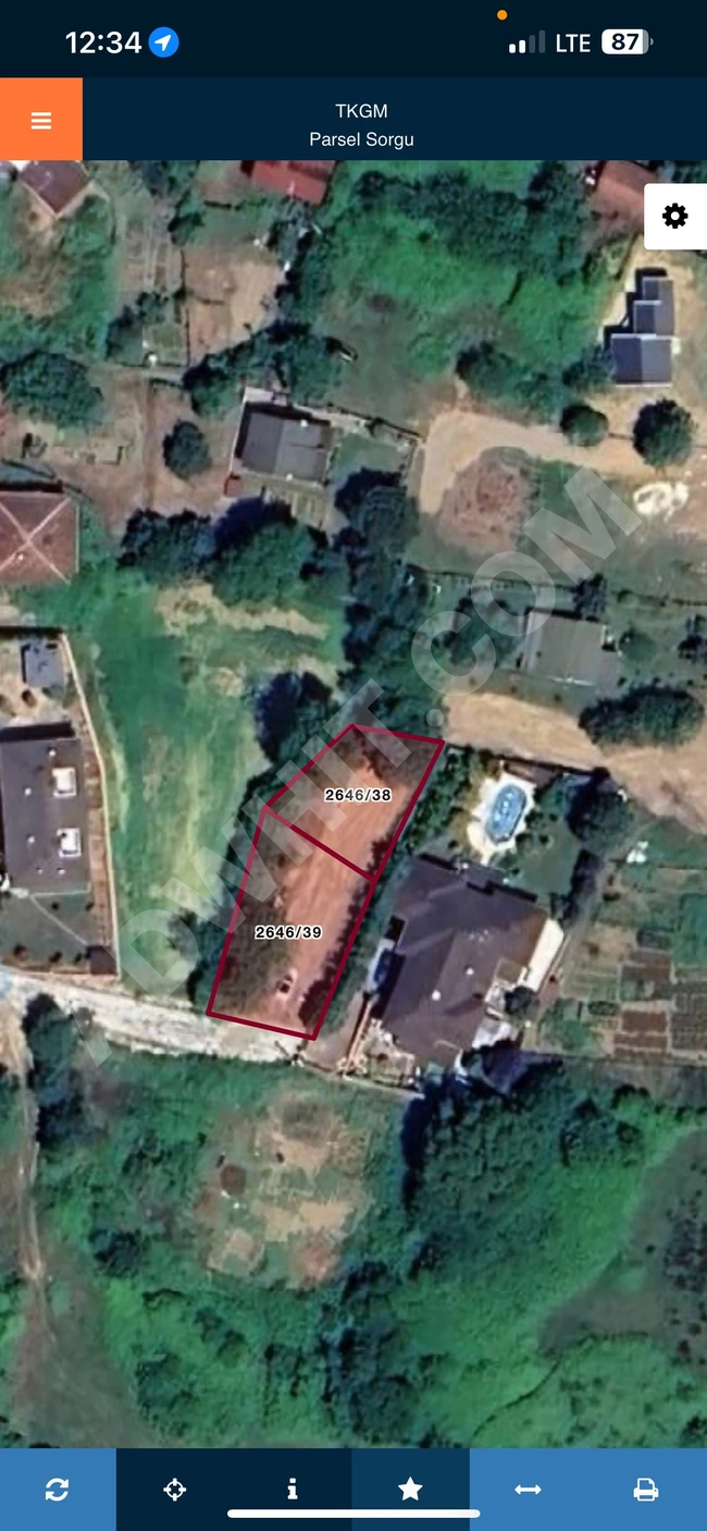 Şile Karakiraz'da satılık villa imarlı arsa, 272m2