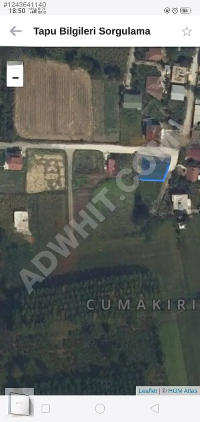 Düzce Gölyaka Yeşil Mahallesinde%40 İmarlı Satılık Müstakil Arsa