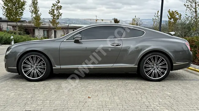 سيارة BENTLEY GT SPEED 6.0 V12 موديل 2008 من الوكالة بدون طلاء بقوة 690 حصان + مكابح سيراميك