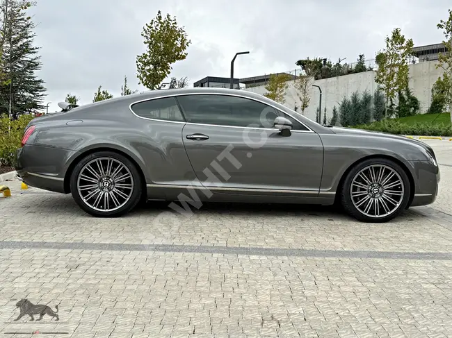 سيارة BENTLEY GT SPEED 6.0 V12 موديل 2008 من الوكالة بدون طلاء بقوة 690 حصان + مكابح سيراميك