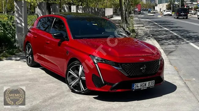 2023 PEUGEOT 308 GT CAM TAVAN 35 BİN KM"DE ÖZEL RENK TAM DOLU