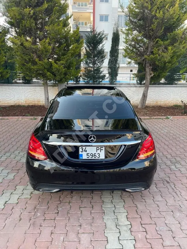 2016 C 200 D AMG CAM TVN AMG 19"JANT KİRMİZİ DERİ DÖŞEME HTSZ