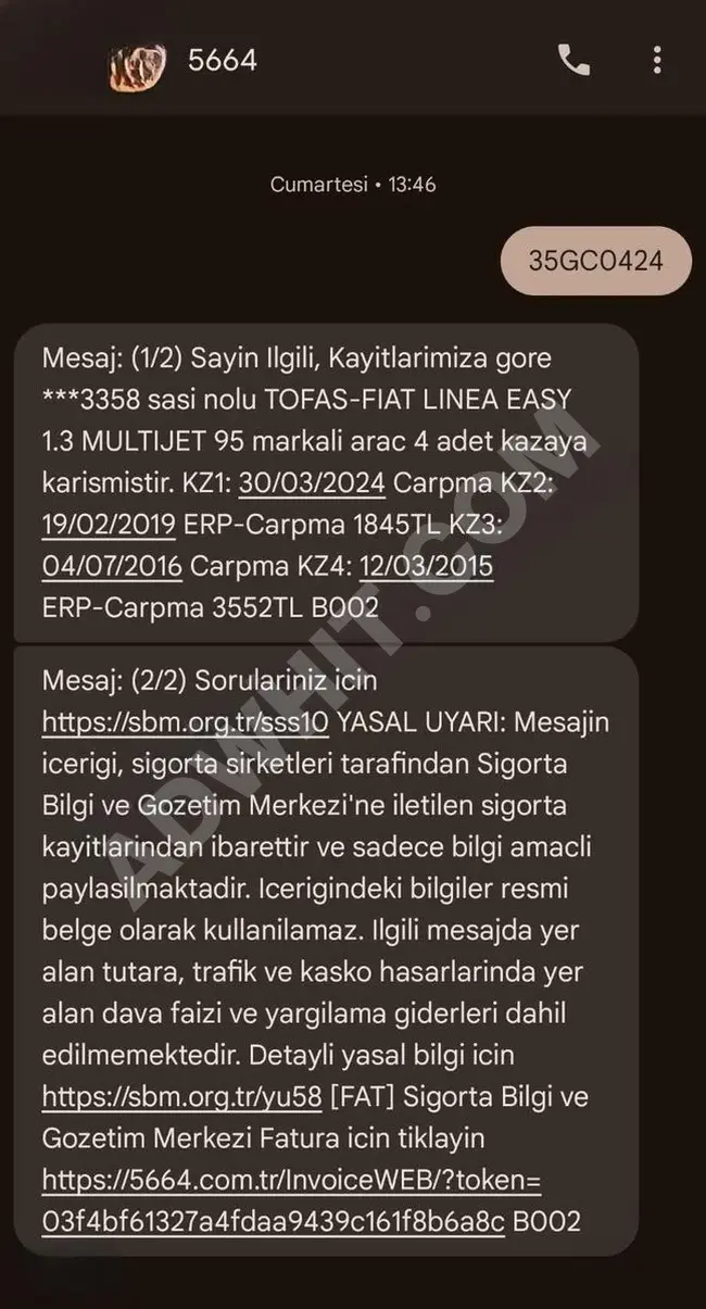 2014 LİNEA TERTEMİZ VADE TAKAS