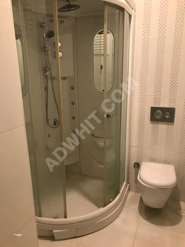 2+1 apartment with a large terrace in a secure residential complex with parking and a swimming pool