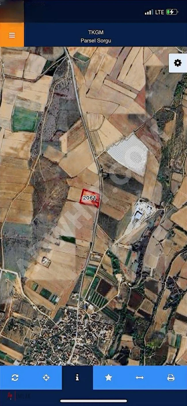 قطعة أرض بمساحة 11.553 متر مربع على الطريق في KIRKLARELİ ASİLBEY