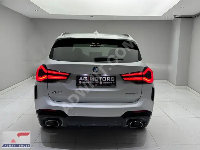 AG MOTORS'DAN 2023 MODEL BMW X3 M SPORT HATASIZ+TABA+14.500'KM.!