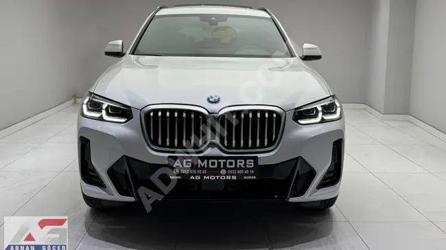 AG MOTORS'DAN 2023 MODEL BMW X3 M SPORT HATASIZ+TABA+14.500'KM.!