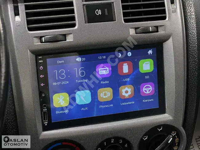 سيارة Getz 1.5CRDI موديل 2005 - إيرباج، ABS، تكييف، 4 نوافذ كهربائية، شاشة أندرويد، بدون تغيرات (على الهيكل).