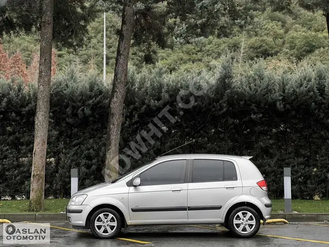 سيارة Getz 1.5CRDI موديل 2005 - إيرباج، ABS، تكييف، 4 نوافذ كهربائية، شاشة أندرويد، بدون تغيرات (على الهيكل).