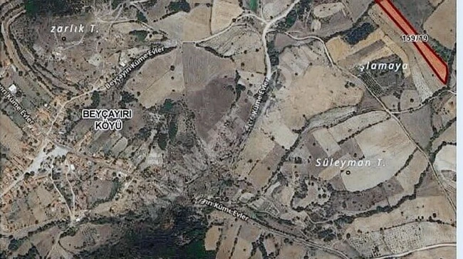 AR-KON DAN LAPSEKİ BEYÇAYIRDA 1.305 M2 ÇAPLI MUVAFAKATNAMELİ