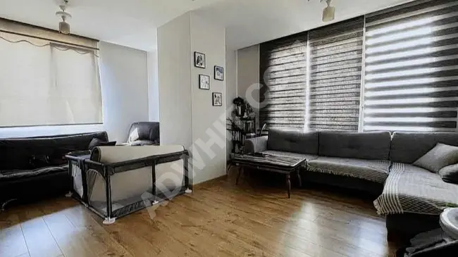 3+1 apartment with pool view for sale inside the complex
