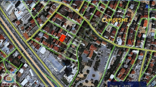 AR-KON DAN RUHSATI HAZIR E-5 E 2.CADDE PENDİKTE 269 M2 ARSA