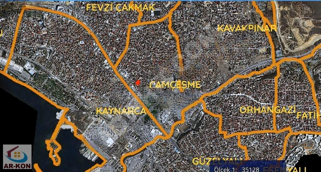AR-KON DAN RUHSATI HAZIR E-5 E 2.CADDE PENDİKTE 269 M2 ARSA