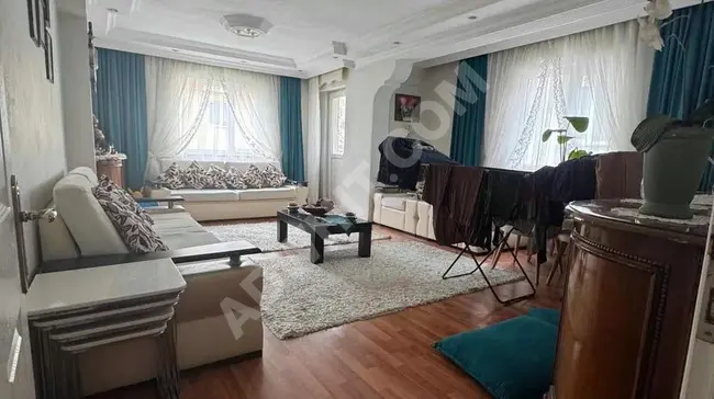 3+1 apartment suitable for large families with double balconies.