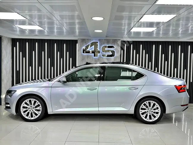 4S AUTO'DAN 2023 ŠKODA SUPERB PRESTIGE DSG ACT BOYASIZ CAM TAVAN