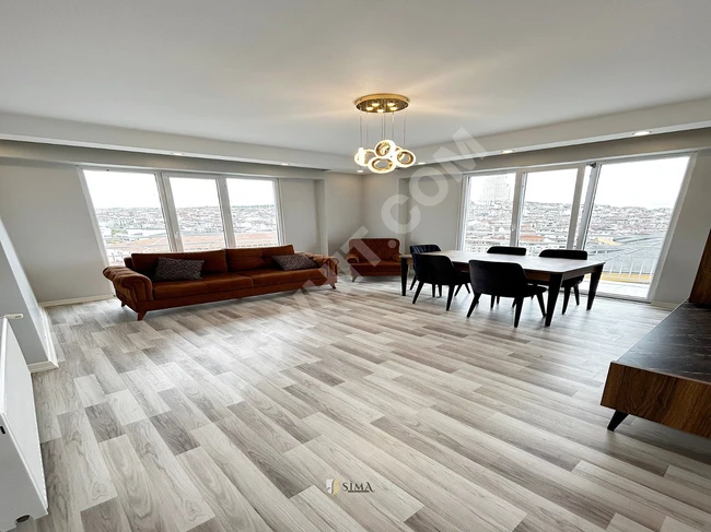 Furnished apartment with city view for urgent sale in Istanbul Cumhuriyet