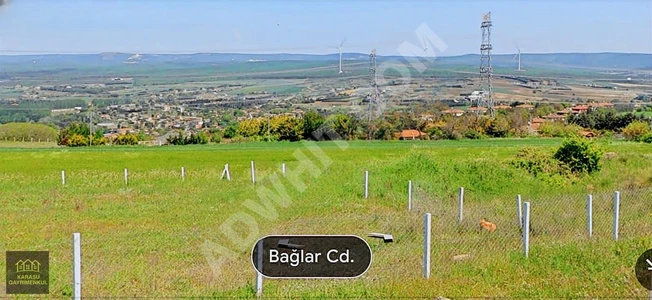 A plot of land in ÇATALCA İNCEĞİZ on the asphalt frontage with an area of 919 square meters.