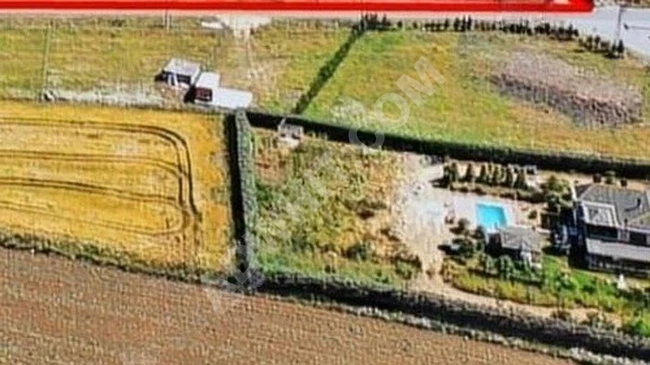 A plot of land in ÇATALCA İNCEĞİZ on the asphalt frontage with an area of 919 square meters.
