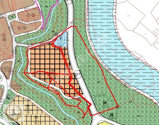 Valuable land share in MERSİN with a building permit for 21 floors.