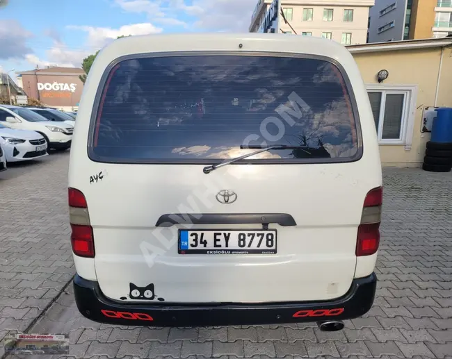 2008 MODEL HİACE 2.5 DİZEL MANUEL 4X2 PANEL VAN OTOMATİK KAPI