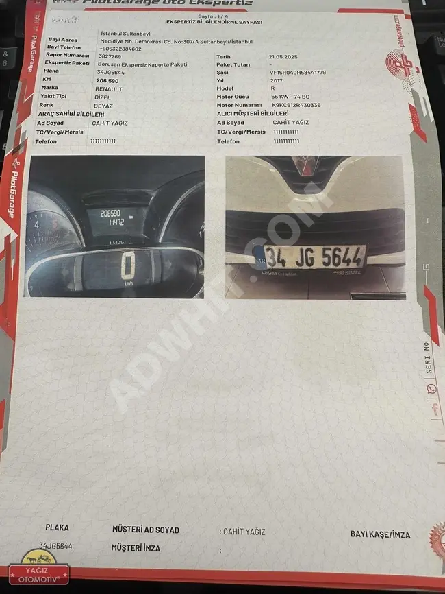 2017 MODEL RENAULT CLİO JOY 1.5 DCİ 75 HP 206.000KM