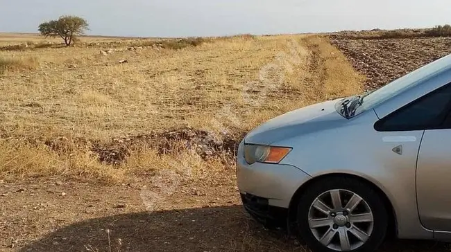عقار قائم مستقل مع سند ملكية، وعلى جانبيه طريق مُقَسَّم بواسطة KADASTRO