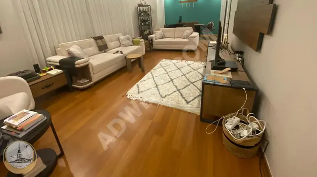 2+1 garden apartment with indoor parking in BEYAZ KONAKLAR