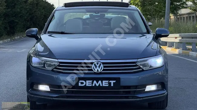 VW PASSAT car, 2015 model, with a panoramic roof
