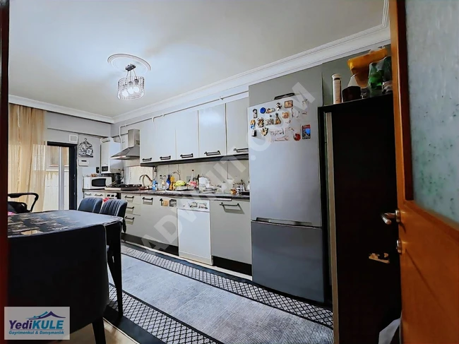 A 3+1 apartment with an area of 125 square meters and a specially designed garden of 200 square meters in Armağanevler.