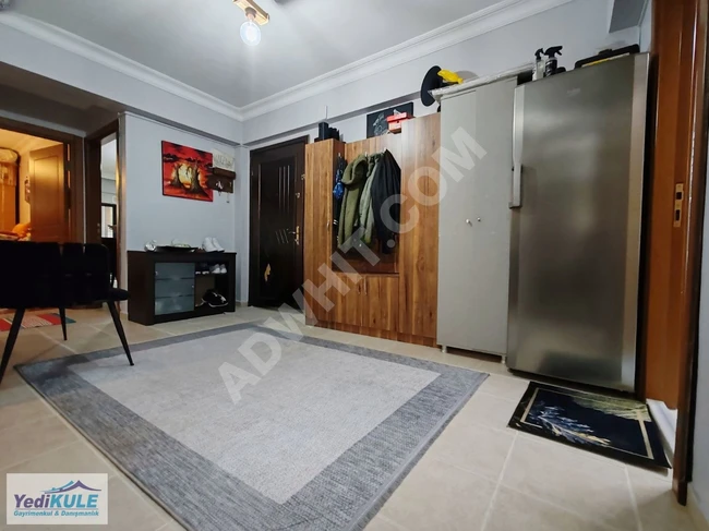 A 3+1 apartment with an area of 125 square meters and a specially designed garden of 200 square meters in Armağanevler.