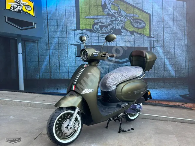 ACAR MOTORS'DAN ARORA CAPPUCINO 50 YEŞİL 2025 12 TAKSİT