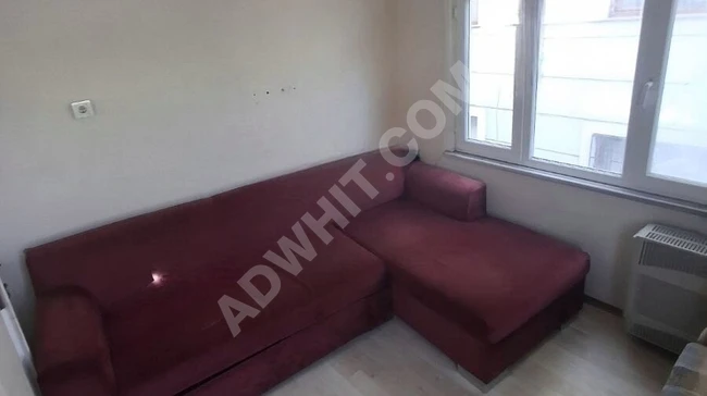 MERKEZİ KONUMDA KİRALIK 1+1 EŞYALI GENİŞ BALKONLU DAİRE