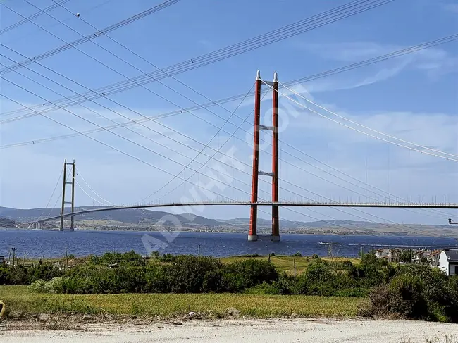 فيلا 4+1 للبيع على زاوية قطعة أرض بإطلالة على جسر ÇANAKKALE LAPSEKİ